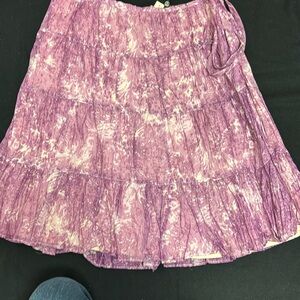 Talbots peasant skirt-purple